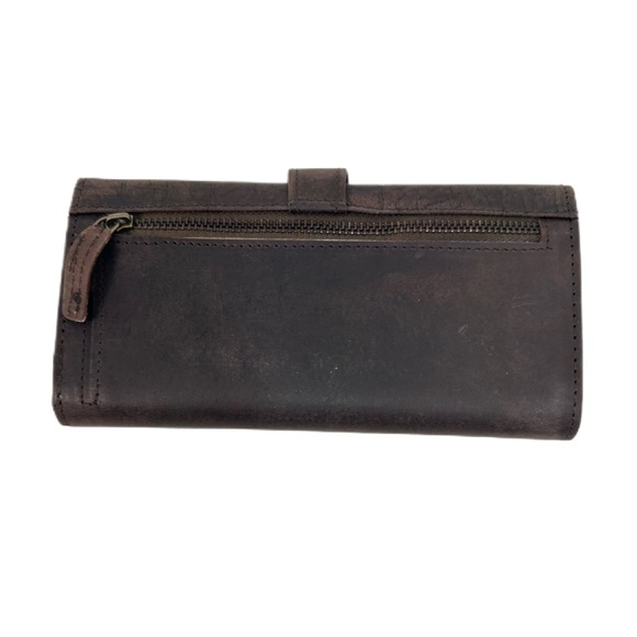 Leather ESTALON Crossbody Bags/Bifold Wallet set - Picture 4 of 15